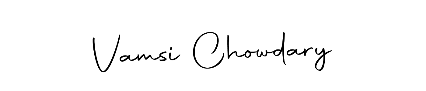 Also we have Vamsi Chowdary name is the best signature style. Create professional handwritten signature collection using Autography-DOLnW autograph style. Vamsi Chowdary signature style 10 images and pictures png