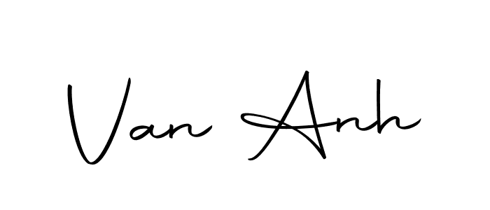 Design your own signature with our free online signature maker. With this signature software, you can create a handwritten (Autography-DOLnW) signature for name Van Anh. Van Anh signature style 10 images and pictures png