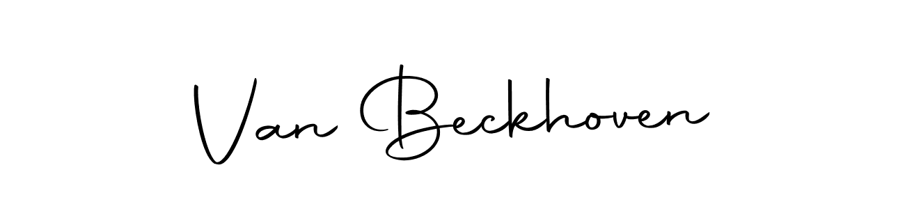 Make a beautiful signature design for name Van Beckhoven. With this signature (Autography-DOLnW) style, you can create a handwritten signature for free. Van Beckhoven signature style 10 images and pictures png