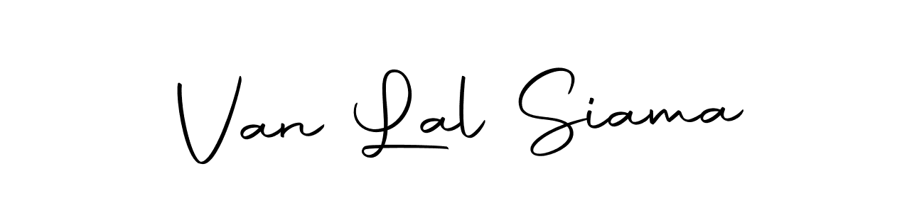 Use a signature maker to create a handwritten signature online. With this signature software, you can design (Autography-DOLnW) your own signature for name Van Lal Siama. Van Lal Siama signature style 10 images and pictures png