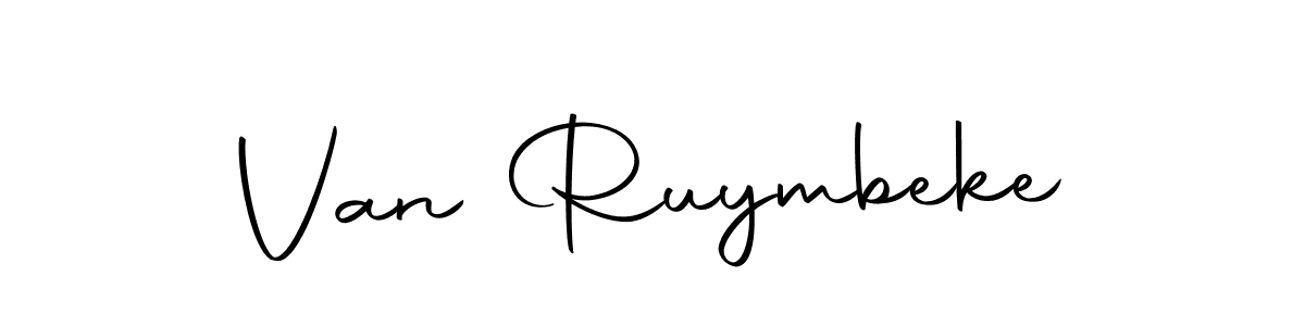 Make a beautiful signature design for name Van Ruymbeke. With this signature (Autography-DOLnW) style, you can create a handwritten signature for free. Van Ruymbeke signature style 10 images and pictures png