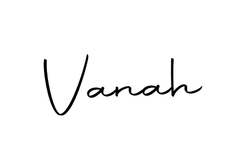 How to make Vanah signature? Autography-DOLnW is a professional autograph style. Create handwritten signature for Vanah name. Vanah signature style 10 images and pictures png