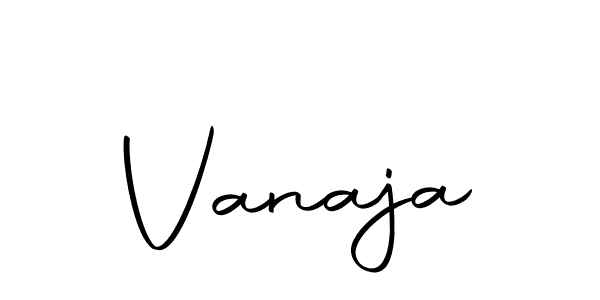 Make a beautiful signature design for name Vanaja. Use this online signature maker to create a handwritten signature for free. Vanaja signature style 10 images and pictures png
