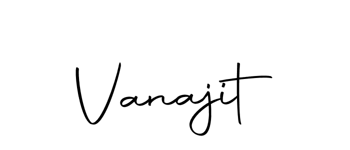 Create a beautiful signature design for name Vanajit. With this signature (Autography-DOLnW) fonts, you can make a handwritten signature for free. Vanajit signature style 10 images and pictures png