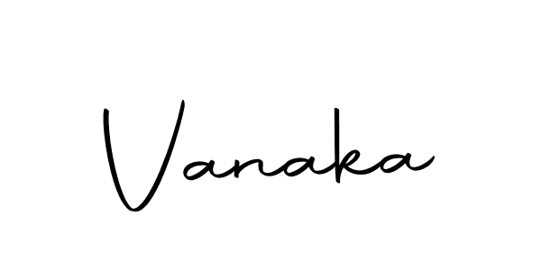 Design your own signature with our free online signature maker. With this signature software, you can create a handwritten (Autography-DOLnW) signature for name Vanaka. Vanaka signature style 10 images and pictures png