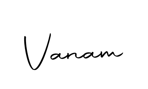 How to make Vanam signature? Autography-DOLnW is a professional autograph style. Create handwritten signature for Vanam name. Vanam signature style 10 images and pictures png