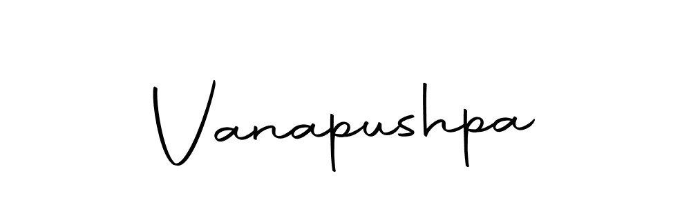 Create a beautiful signature design for name Vanapushpa. With this signature (Autography-DOLnW) fonts, you can make a handwritten signature for free. Vanapushpa signature style 10 images and pictures png