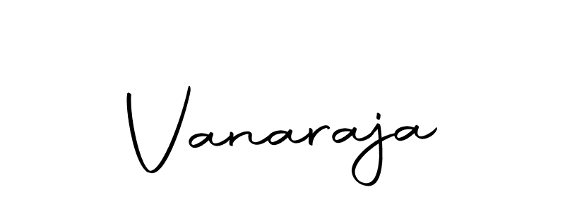 Create a beautiful signature design for name Vanaraja. With this signature (Autography-DOLnW) fonts, you can make a handwritten signature for free. Vanaraja signature style 10 images and pictures png