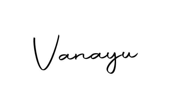 Design your own signature with our free online signature maker. With this signature software, you can create a handwritten (Autography-DOLnW) signature for name Vanayu. Vanayu signature style 10 images and pictures png