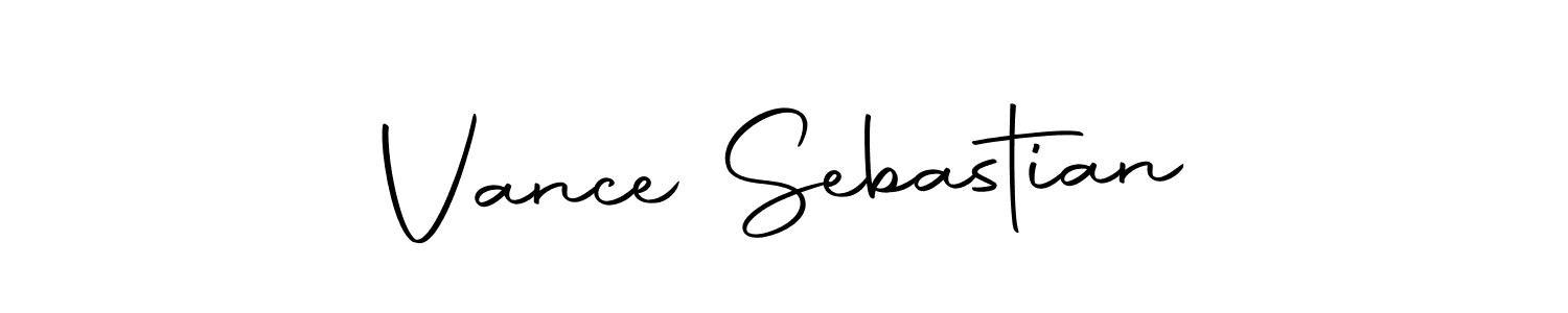 Here are the top 10 professional signature styles for the name Vance Sebastian. These are the best autograph styles you can use for your name. Vance Sebastian signature style 10 images and pictures png