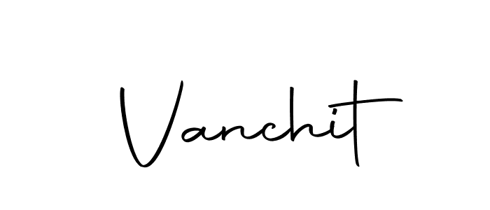 Make a beautiful signature design for name Vanchit. With this signature (Autography-DOLnW) style, you can create a handwritten signature for free. Vanchit signature style 10 images and pictures png