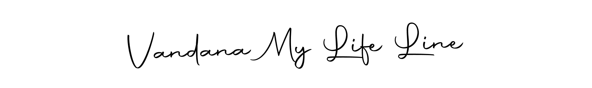 Design your own signature with our free online signature maker. With this signature software, you can create a handwritten (Autography-DOLnW) signature for name Vandana My Life Line. Vandana My Life Line signature style 10 images and pictures png