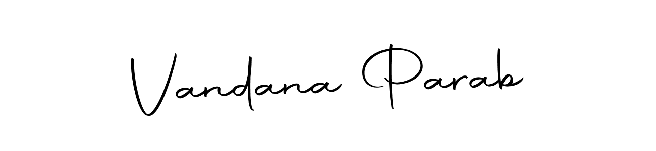 You can use this online signature creator to create a handwritten signature for the name Vandana Parab. This is the best online autograph maker. Vandana Parab signature style 10 images and pictures png