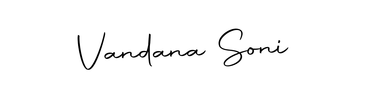 How to make Vandana Soni signature? Autography-DOLnW is a professional autograph style. Create handwritten signature for Vandana Soni name. Vandana Soni signature style 10 images and pictures png