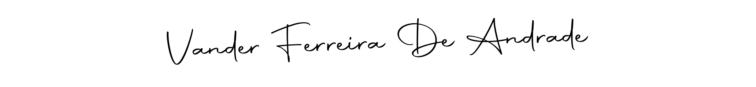 How to Draw Vander Ferreira De Andrade signature style? Autography-DOLnW is a latest design signature styles for name Vander Ferreira De Andrade. Vander Ferreira De Andrade signature style 10 images and pictures png