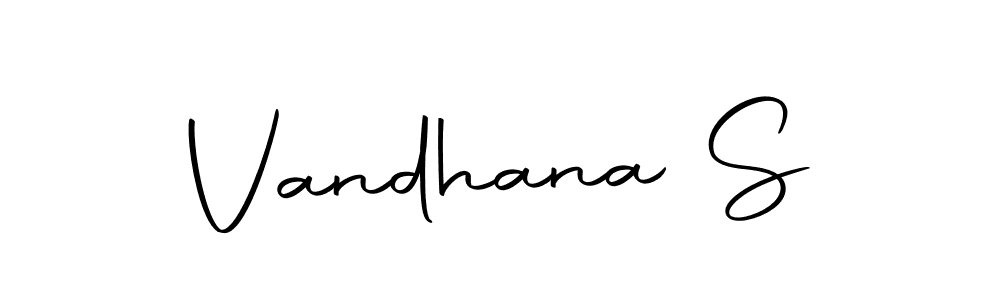 How to make Vandhana S signature? Autography-DOLnW is a professional autograph style. Create handwritten signature for Vandhana S name. Vandhana S signature style 10 images and pictures png