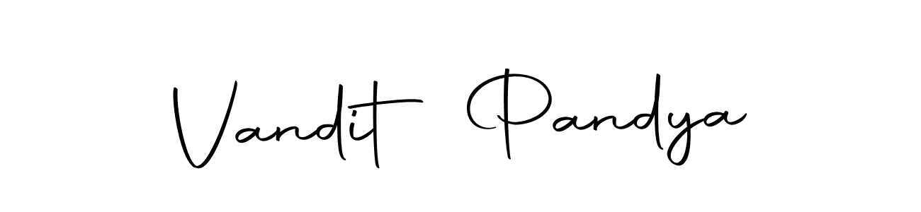 Make a beautiful signature design for name Vandit Pandya. Use this online signature maker to create a handwritten signature for free. Vandit Pandya signature style 10 images and pictures png