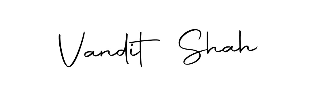 Use a signature maker to create a handwritten signature online. With this signature software, you can design (Autography-DOLnW) your own signature for name Vandit Shah. Vandit Shah signature style 10 images and pictures png