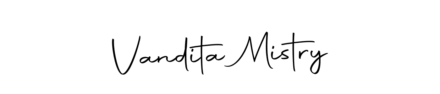 Design your own signature with our free online signature maker. With this signature software, you can create a handwritten (Autography-DOLnW) signature for name Vandita Mistry. Vandita Mistry signature style 10 images and pictures png