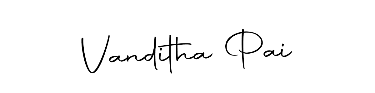 Similarly Autography-DOLnW is the best handwritten signature design. Signature creator online .You can use it as an online autograph creator for name Vanditha Pai. Vanditha Pai signature style 10 images and pictures png