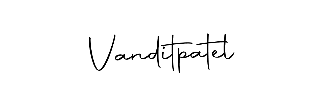 You should practise on your own different ways (Autography-DOLnW) to write your name (Vanditpatel) in signature. don't let someone else do it for you. Vanditpatel signature style 10 images and pictures png