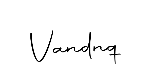 Make a beautiful signature design for name Vandnq. With this signature (Autography-DOLnW) style, you can create a handwritten signature for free. Vandnq signature style 10 images and pictures png