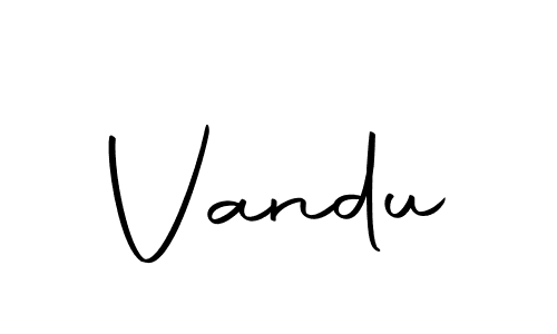 Vandu stylish signature style. Best Handwritten Sign (Autography-DOLnW) for my name. Handwritten Signature Collection Ideas for my name Vandu. Vandu signature style 10 images and pictures png