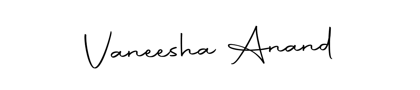 Also we have Vaneesha Anand name is the best signature style. Create professional handwritten signature collection using Autography-DOLnW autograph style. Vaneesha Anand signature style 10 images and pictures png