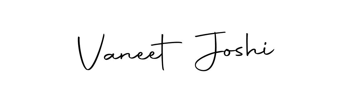 Make a beautiful signature design for name Vaneet Joshi. With this signature (Autography-DOLnW) style, you can create a handwritten signature for free. Vaneet Joshi signature style 10 images and pictures png