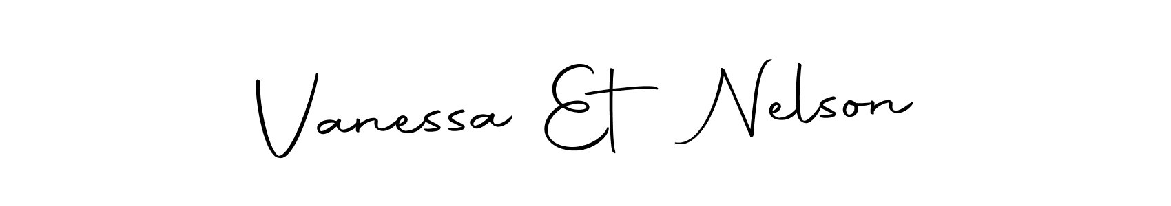 Also we have Vanessa Et Nelson name is the best signature style. Create professional handwritten signature collection using Autography-DOLnW autograph style. Vanessa Et Nelson signature style 10 images and pictures png