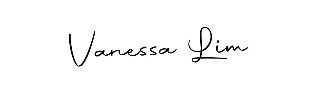Create a beautiful signature design for name Vanessa Lim. With this signature (Autography-DOLnW) fonts, you can make a handwritten signature for free. Vanessa Lim signature style 10 images and pictures png