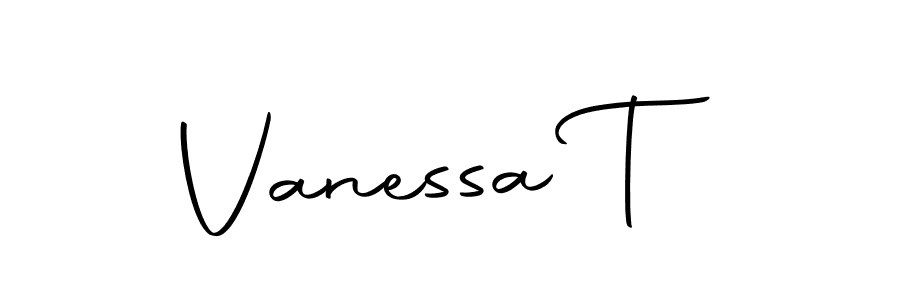 Similarly Autography-DOLnW is the best handwritten signature design. Signature creator online .You can use it as an online autograph creator for name Vanessa T. Vanessa T signature style 10 images and pictures png