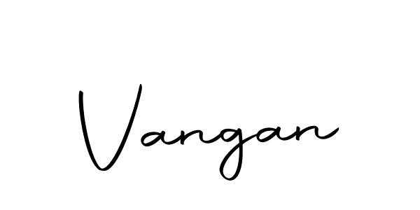 Create a beautiful signature design for name Vangan. With this signature (Autography-DOLnW) fonts, you can make a handwritten signature for free. Vangan signature style 10 images and pictures png