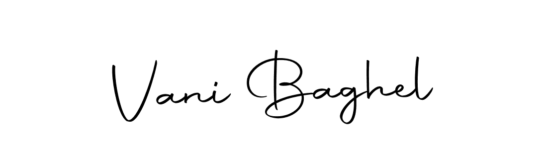 Design your own signature with our free online signature maker. With this signature software, you can create a handwritten (Autography-DOLnW) signature for name Vani Baghel. Vani Baghel signature style 10 images and pictures png