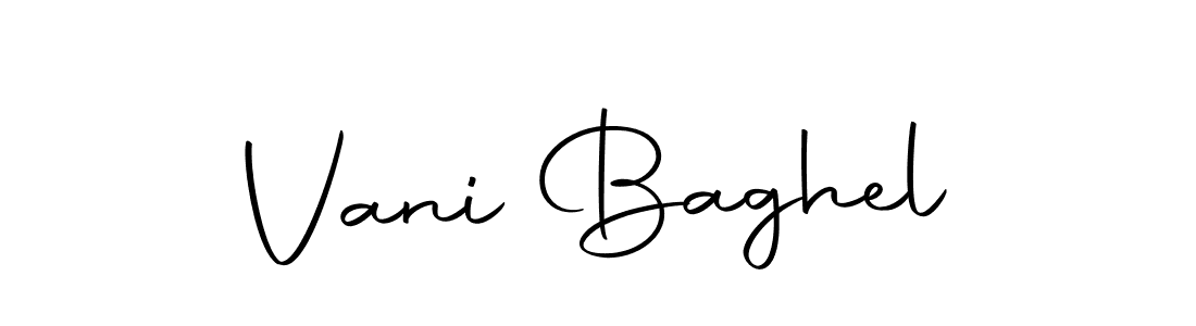 Design your own signature with our free online signature maker. With this signature software, you can create a handwritten (Autography-DOLnW) signature for name Vani Baghel. Vani Baghel signature style 10 images and pictures png