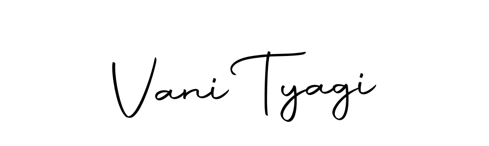 Also we have Vani Tyagi name is the best signature style. Create professional handwritten signature collection using Autography-DOLnW autograph style. Vani Tyagi signature style 10 images and pictures png