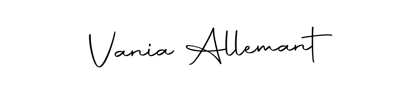 Use a signature maker to create a handwritten signature online. With this signature software, you can design (Autography-DOLnW) your own signature for name Vania Allemant. Vania Allemant signature style 10 images and pictures png