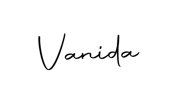 if you are searching for the best signature style for your name Vanida. so please give up your signature search. here we have designed multiple signature styles  using Autography-DOLnW. Vanida signature style 10 images and pictures png