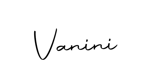 Make a beautiful signature design for name Vanini. With this signature (Autography-DOLnW) style, you can create a handwritten signature for free. Vanini signature style 10 images and pictures png