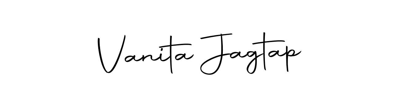 Design your own signature with our free online signature maker. With this signature software, you can create a handwritten (Autography-DOLnW) signature for name Vanita Jagtap. Vanita Jagtap signature style 10 images and pictures png
