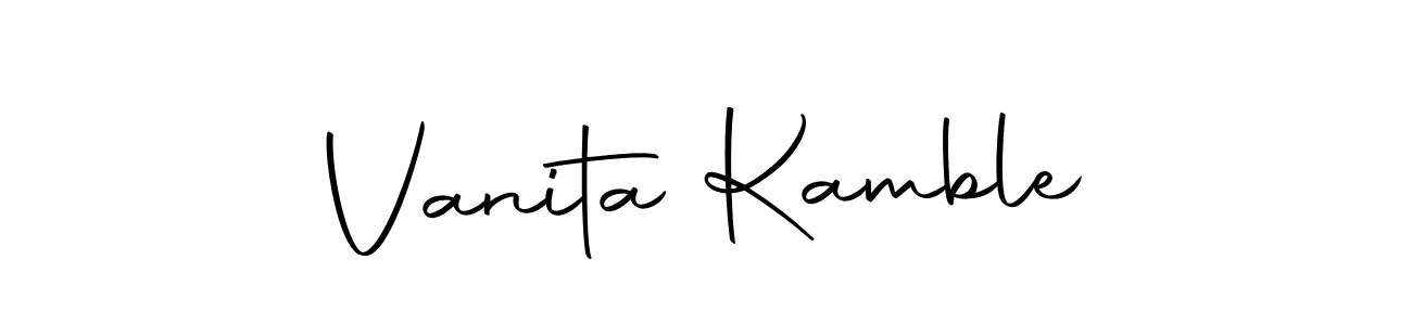 How to make Vanita Kamble signature? Autography-DOLnW is a professional autograph style. Create handwritten signature for Vanita Kamble name. Vanita Kamble signature style 10 images and pictures png