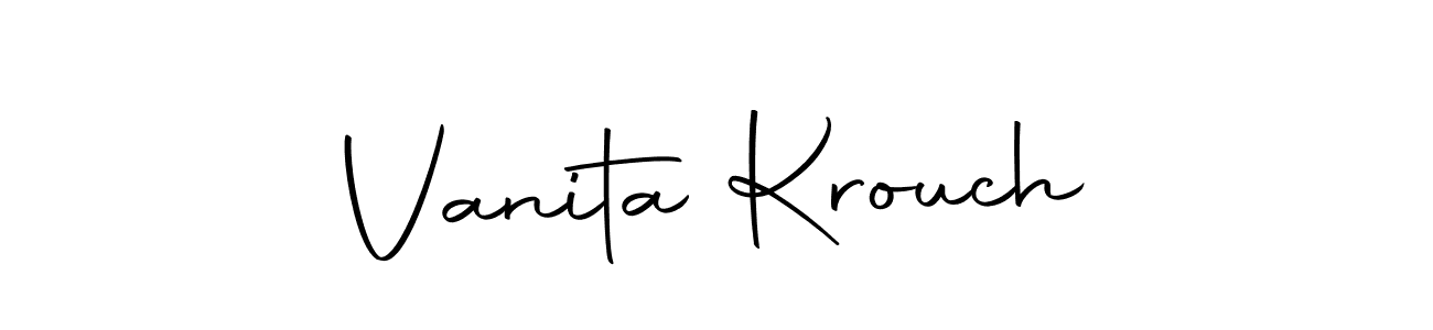 See photos of Vanita Krouch official signature by Spectra . Check more albums & portfolios. Read reviews & check more about Autography-DOLnW font. Vanita Krouch signature style 10 images and pictures png