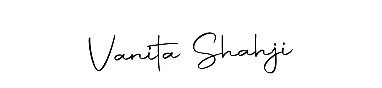 Make a beautiful signature design for name Vanita Shahji. Use this online signature maker to create a handwritten signature for free. Vanita Shahji signature style 10 images and pictures png