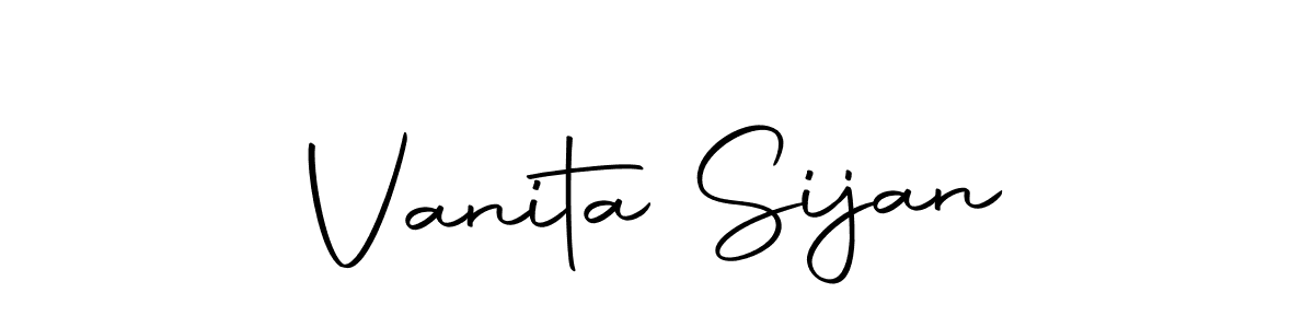 You should practise on your own different ways (Autography-DOLnW) to write your name (Vanita Sijan) in signature. don't let someone else do it for you. Vanita Sijan signature style 10 images and pictures png