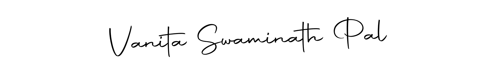 Make a beautiful signature design for name Vanita Swaminath Pal. With this signature (Autography-DOLnW) style, you can create a handwritten signature for free. Vanita Swaminath Pal signature style 10 images and pictures png