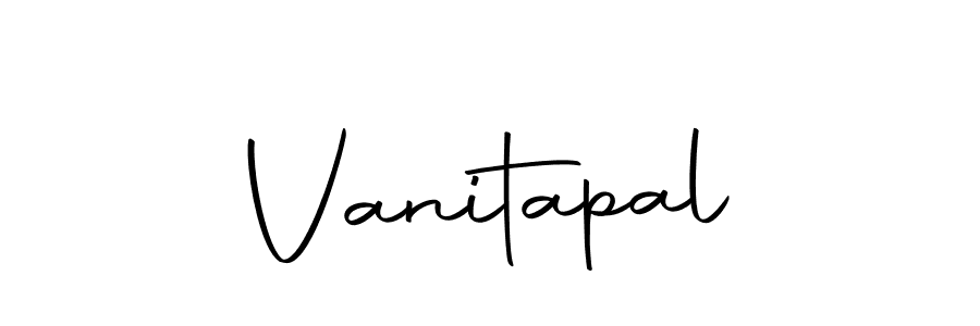 Design your own signature with our free online signature maker. With this signature software, you can create a handwritten (Autography-DOLnW) signature for name Vanitapal. Vanitapal signature style 10 images and pictures png