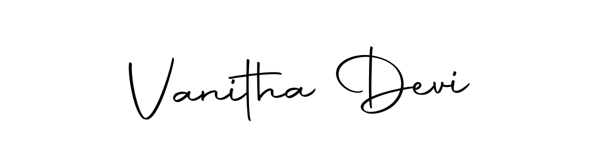 Make a beautiful signature design for name Vanitha Devi. Use this online signature maker to create a handwritten signature for free. Vanitha Devi signature style 10 images and pictures png