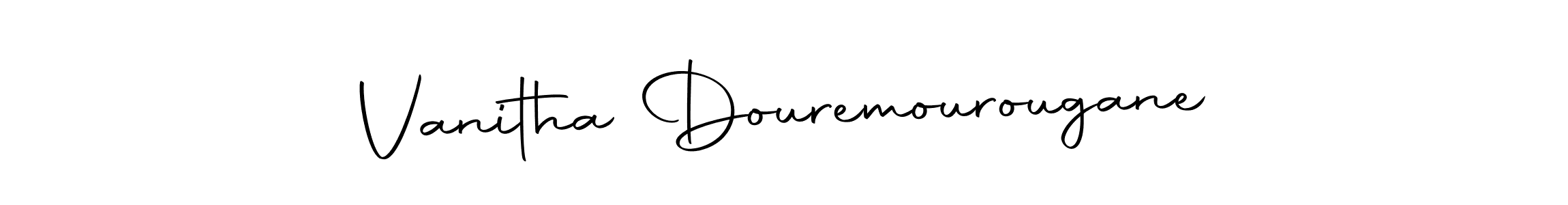 This is the best signature style for the Vanitha Douremourougane name. Also you like these signature font (Autography-DOLnW). Mix name signature. Vanitha Douremourougane signature style 10 images and pictures png