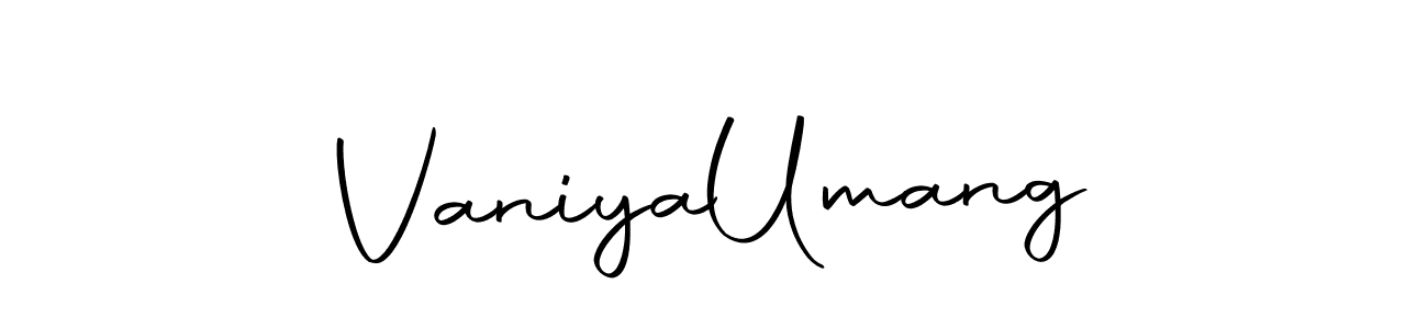 Similarly Autography-DOLnW is the best handwritten signature design. Signature creator online .You can use it as an online autograph creator for name Vaniya  Umang. Vaniya  Umang signature style 10 images and pictures png