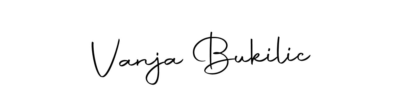 Make a beautiful signature design for name Vanja Bukilic. Use this online signature maker to create a handwritten signature for free. Vanja Bukilic signature style 10 images and pictures png
